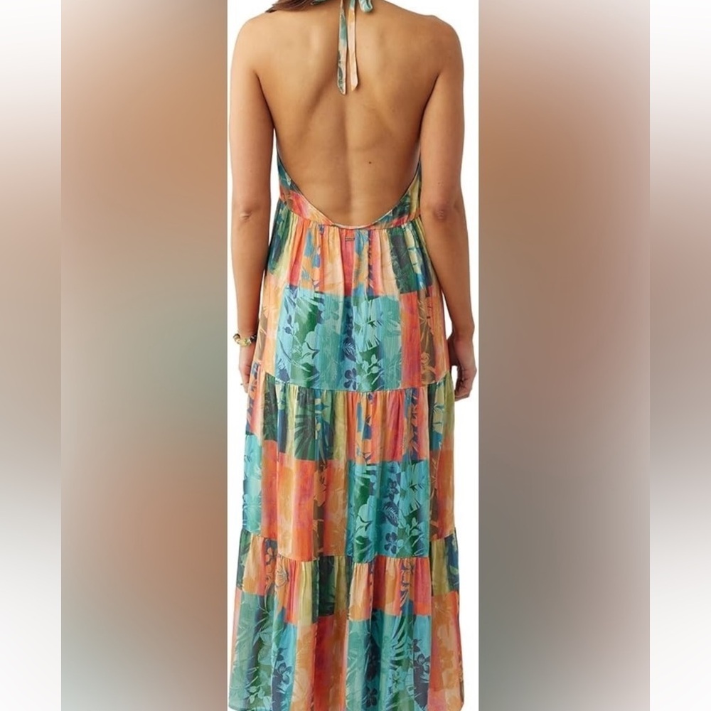 O'neill Multicolor Patchwork Maxi Dress - image 2